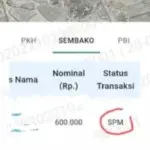 Arti Status Transaksi SPM, SI, dll di SIKS-NG 2026 Cek Bansos