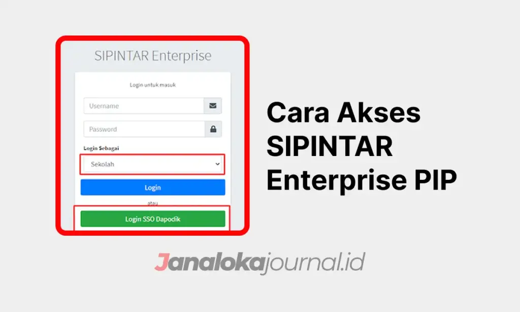 Cara Akses SIPINTAR Enterprise PIP