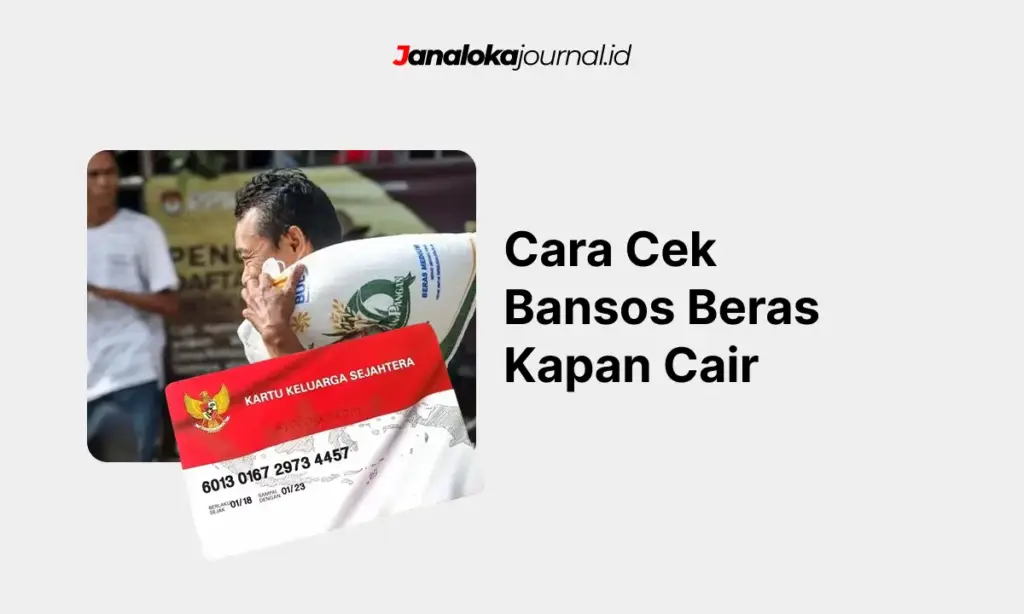 Cara Cek Bansos Beras Kapan Cair