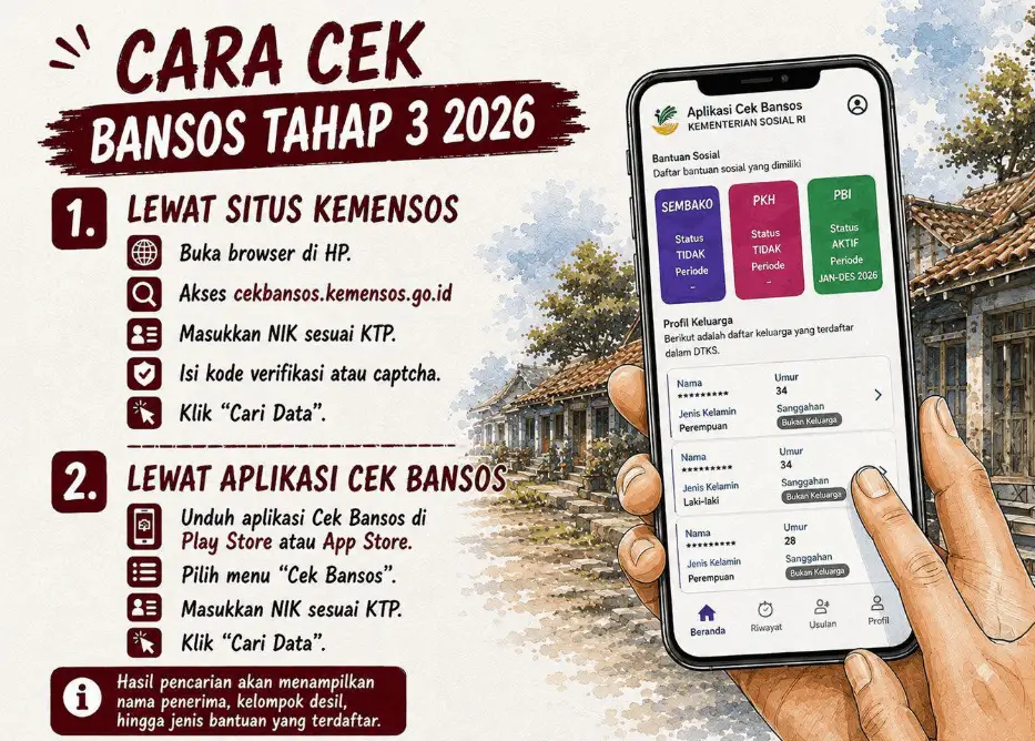 Cara Cek Bansos