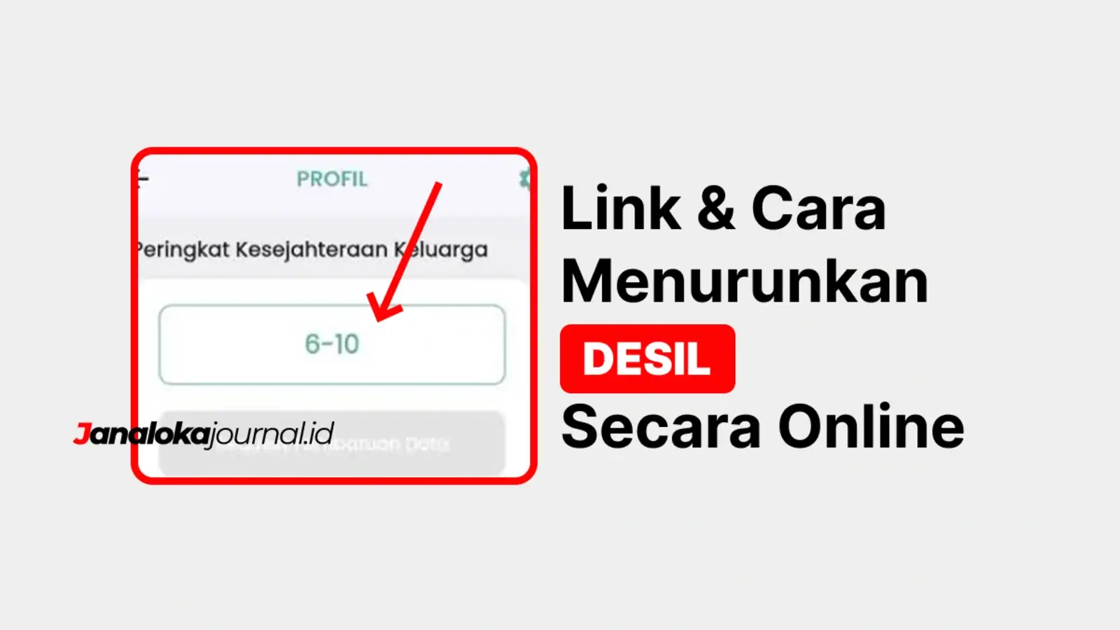 Cara Menurunkan Desil Online
