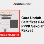 Cara Unduh Sertifikat Tes CAT PPPK Sekolah Rakyat 2026 di sertificat.bkn.go.id