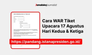 Cara WAR Tiket Upacara 17 Agustus 2026 Hari Kedua dan Ketiga di https://pandang.istanapresiden.go.id