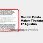 Contoh Pidato Malam Tirakatan 17 Agustus 2026: Struktur dan Durasi Ideal
