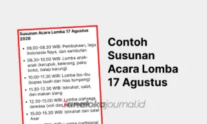 Contoh Susunan Acara Lomba 17 Agustus Tahun 2026