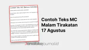 Contoh Teks MC Malam Tirakatan 17 Agustus Lengkap Bahasa Jawa dan Indonesia