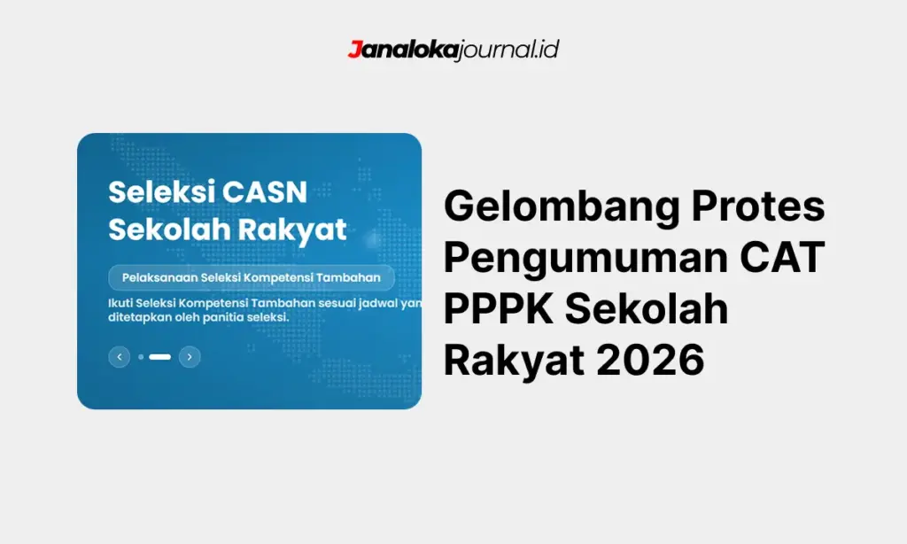 Gelombang Protes Pengumuman CAT PPPK Sekolah Rakyat 2026