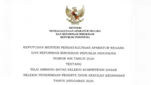 KemenPANRB Nomor 406: Aturan Passing Grade SKD Kedinasan 2026 PDF