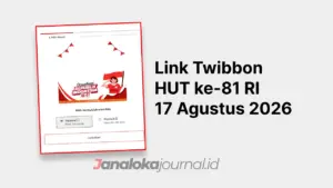 Link Twibbon HUT ke 81 RI 17 Agustus 2026 Ramaikan Semarak Kemerdekaan
