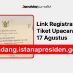 Link pandang.istanapresiden.go.id untuk Registrasi Tiket Upacara 17 Agustus 2026 di Istana