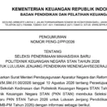 Pendaftaran STAN 2026 Resmi Dibuka: Cek Kuota Formasi, Syarat, dan Cara Daftar