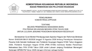 Pendaftaran STAN 2026 Resmi Dibuka: Cek Kuota Formasi, Syarat, dan Cara Daftar