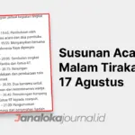 Susunan Acara Malam Tirakatan 17 Agustus 2026 Tingkat RT RW Desa