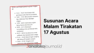 Susunan Acara Malam Tirakatan 17 Agustus 2026 Tingkat RT RW Desa
