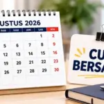 Cek Fakta Tanggal 18 Agustus 2026 Apakah Cuti Bersama Usai Hari Kemerdekaan