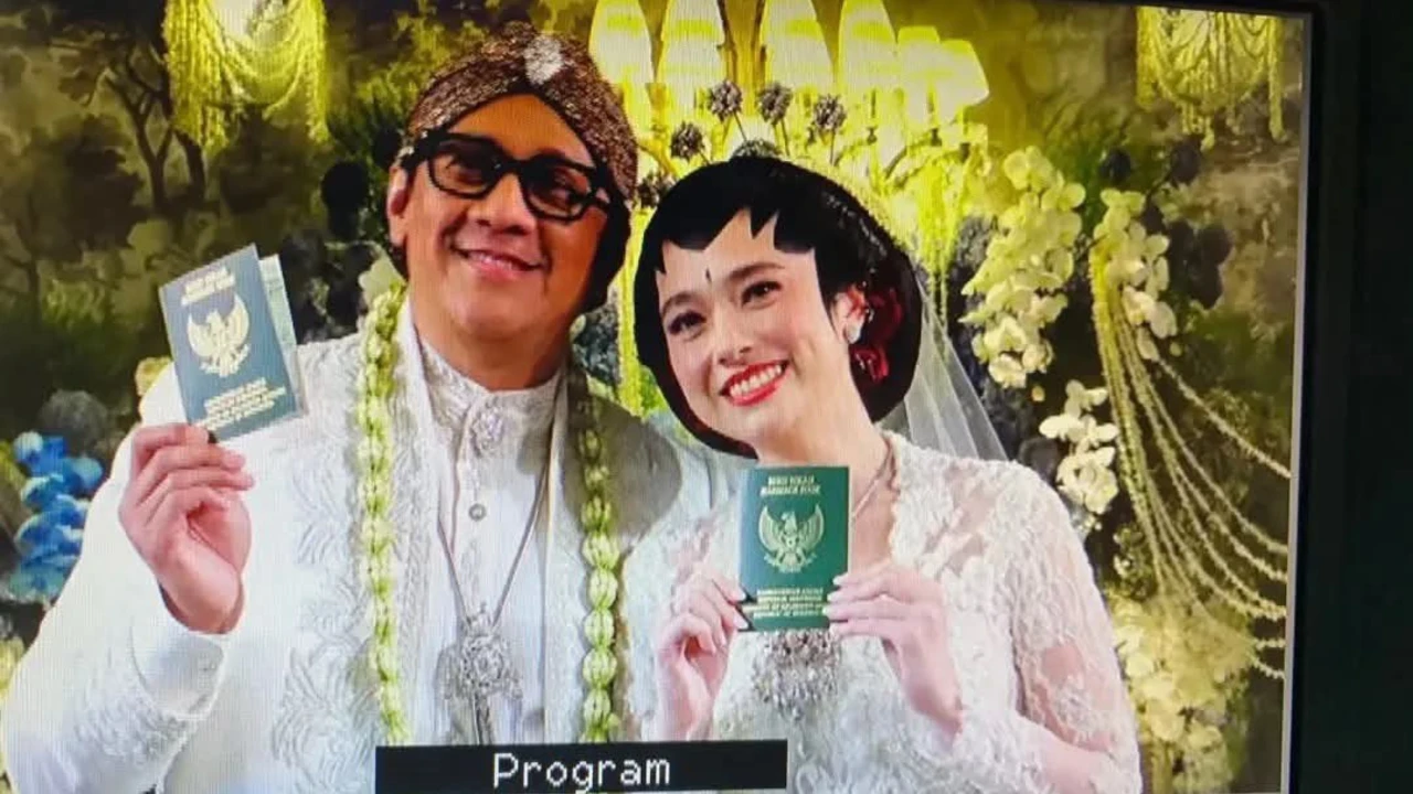 Andre Taulany dan Amanda Rigby Resmi Menikah