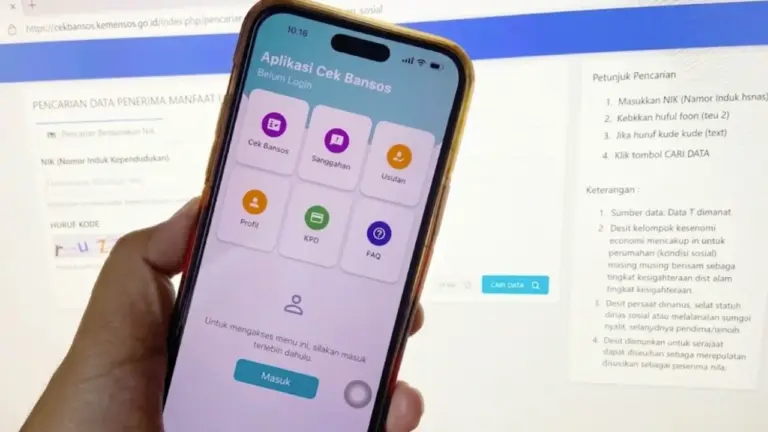 Cara Cek Bansos Kemensos 2026 Tahap 3 Lewat NIK KTP Di HP