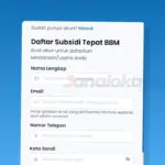 Cara Daftar Barcode Pertamina Subsidi Tepat Bagi Pemilik Kendaraan 2026