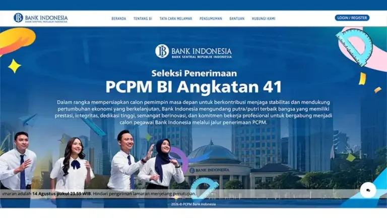 Cara Cek Hasil Seleksi Administrasi PCPM BI 2026 dan Link Resmi