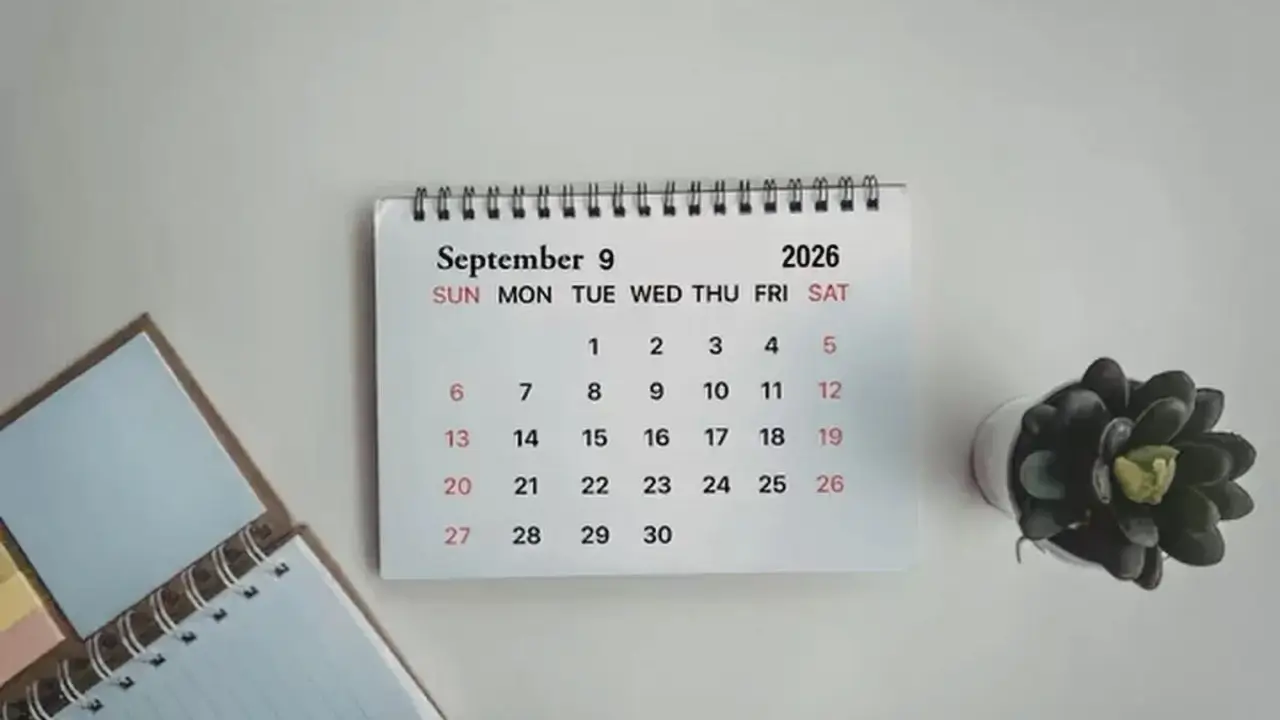 Kalender September 2026
