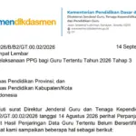 Pelaksanaan PPG Guru Tertentu Tahap 3 Tahun 2026: Jadwal dan Syarat Lapor Diri