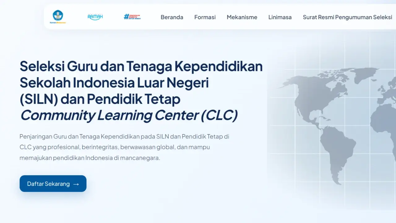 Pendaftaran Seleksi SILN dan CLC 2026