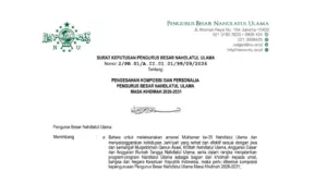 Daftar Lengkap Susunan Pengurus PBNU 2026-2031 Resmi Diumumkan KH Abdul Hakim Mahfudz