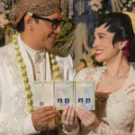 Momen Pernikahan Andre Taulany Amanda Rigby, Emosional dan Suara Bergetar untuk Sang Anak