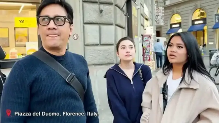 Bantah Isu Tak Akur, Andre Taulany Dan Amanda Rigby Rayakan Ulang Tahun Ke-15 Lova di Italia