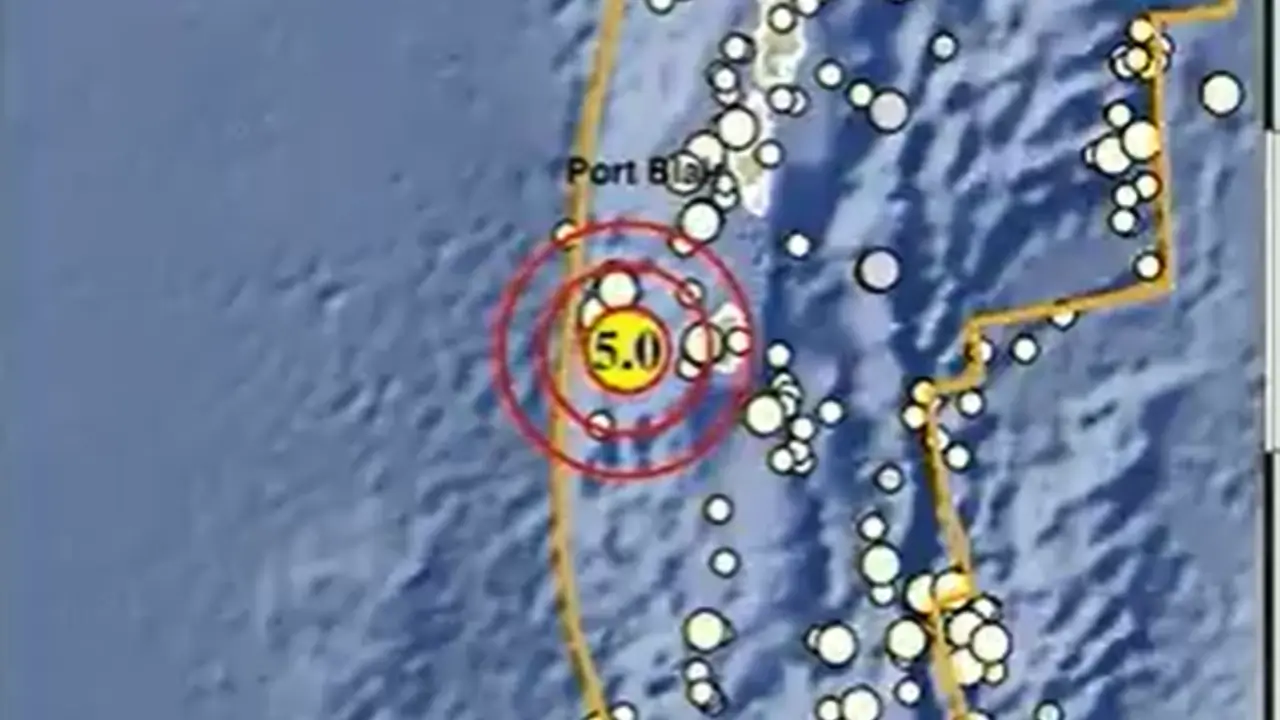Gempa M 5,0 Guncang Barat Laut Kota Sabang Aceh Hari Ini