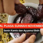 Kalender Jadwal Puasa Senin Kamis dan Ayyamul Bidh November 2026