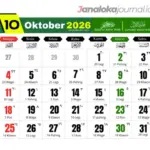 Kalender Jawa Oktober 2026: Weton, Pasaran dan Wuku Lengkap