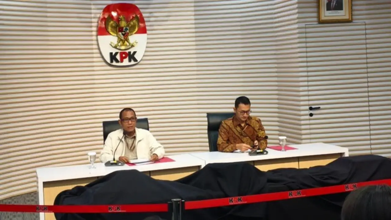 Konferensi Pers di KPK