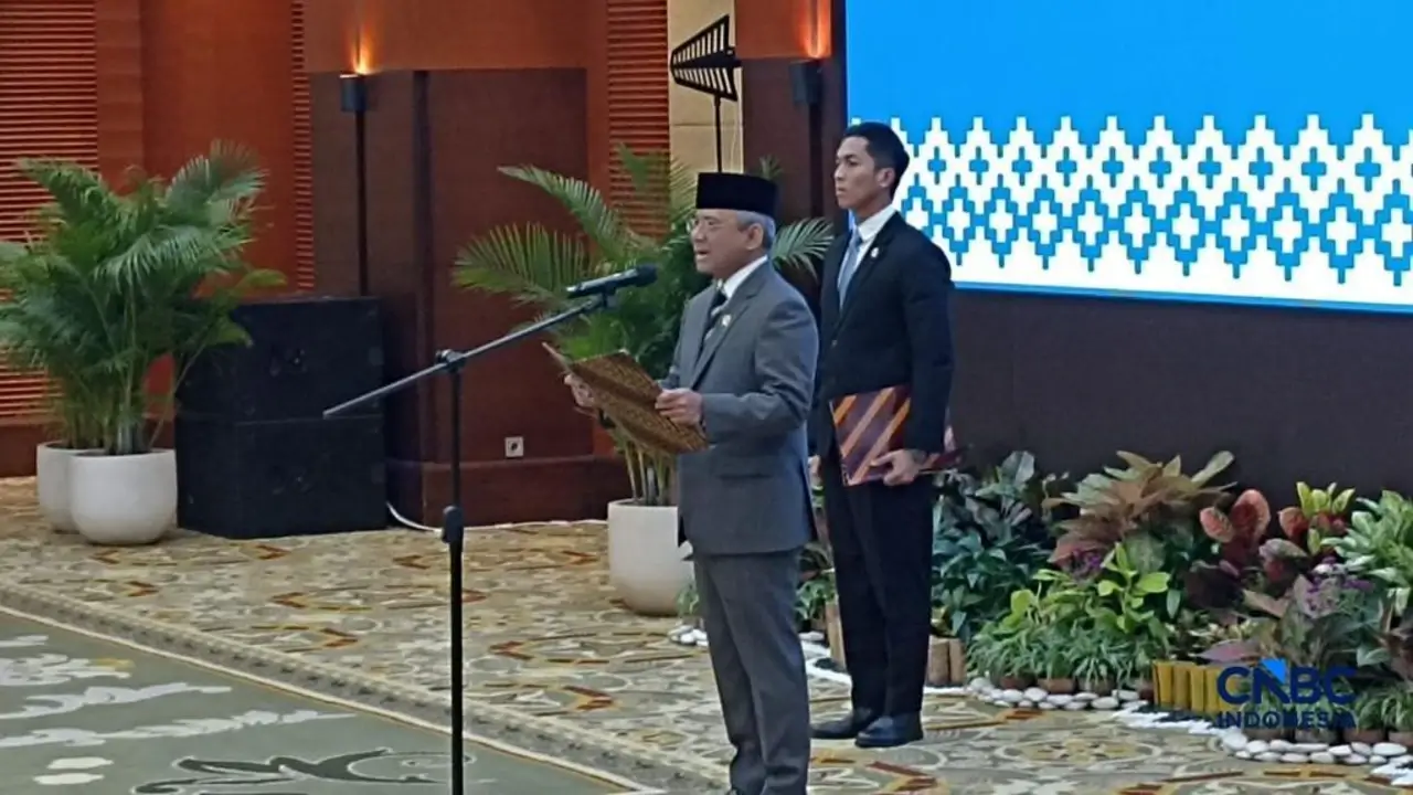 Menteri Keuangan Suahasil Lantik Pejabat