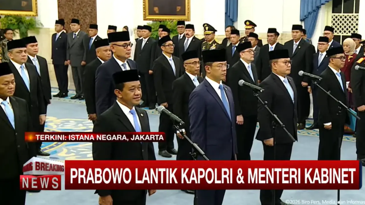 Nama Pejabat yang Dilantik Hari Ini