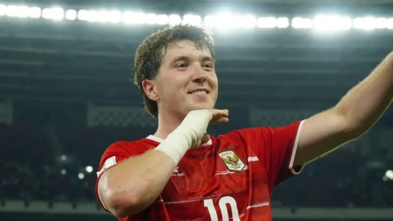 Ole Romeny bersama Timnas Indonesia