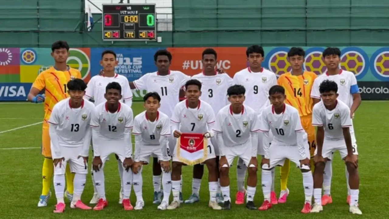 Pemain Timnas Indonesia U15