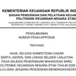Pengumuman Hasil SKD STAN 2026 dan Jadwal Seleksi Lanjutan