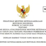 Permenaker 16 Tahun 2026 Tetapkan Syarat dan Nominal BSU 2026, Ini PDF-nya