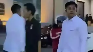 Sosok Asky Risal Toding Ajudan Gubernur Kaltim yang Viral Karena Dorong Mahasiswa